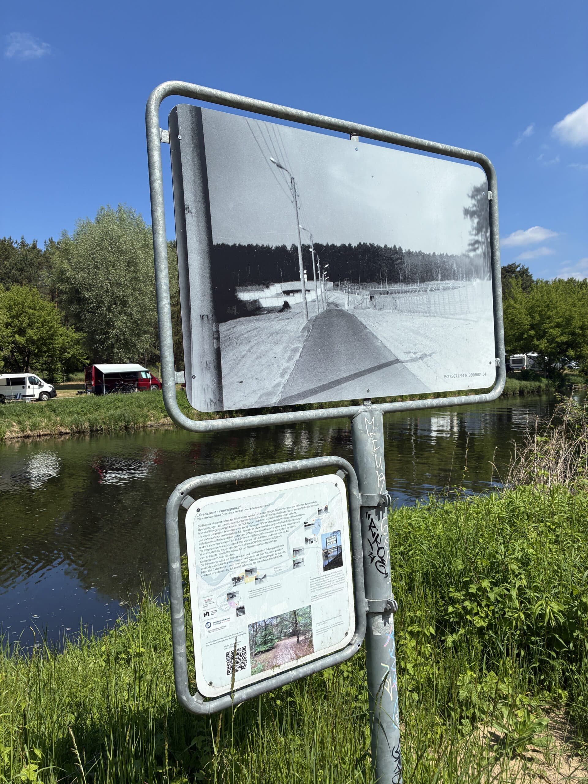 und dann gehen wir noch spazieren am Teltowkanal.