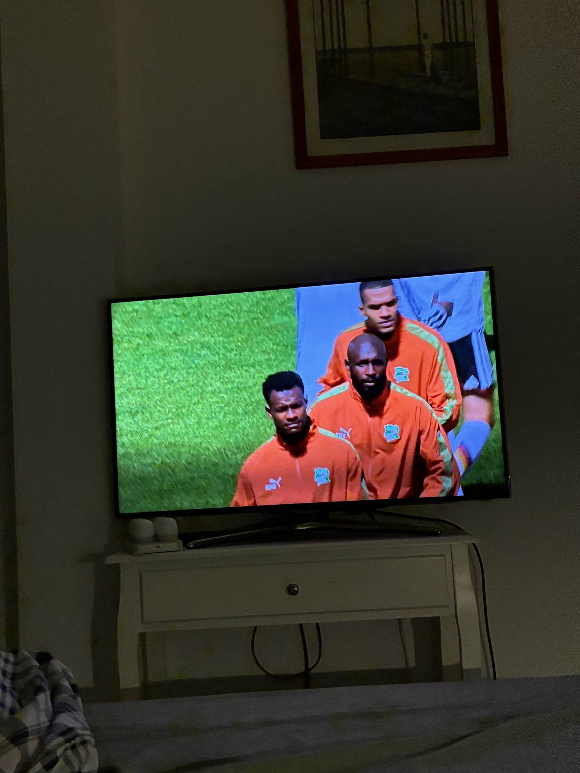und beim Fussball Spiel schlafe ich ein.