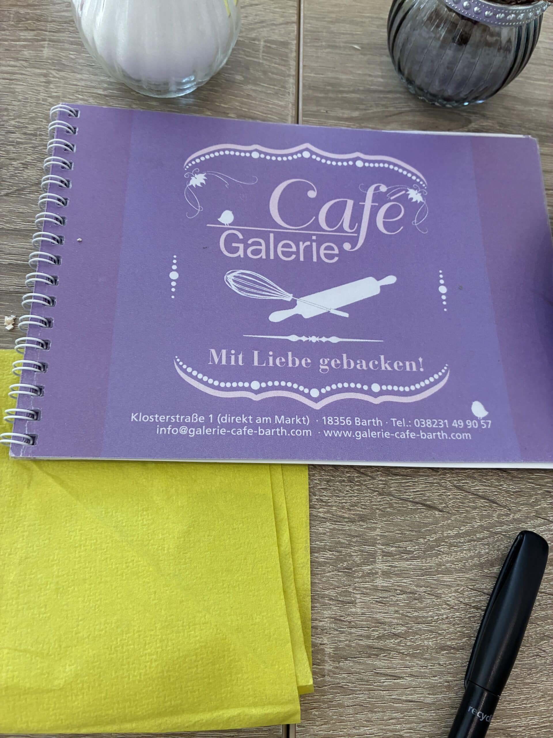In Barth dann zum Kaffee eingekehrt.