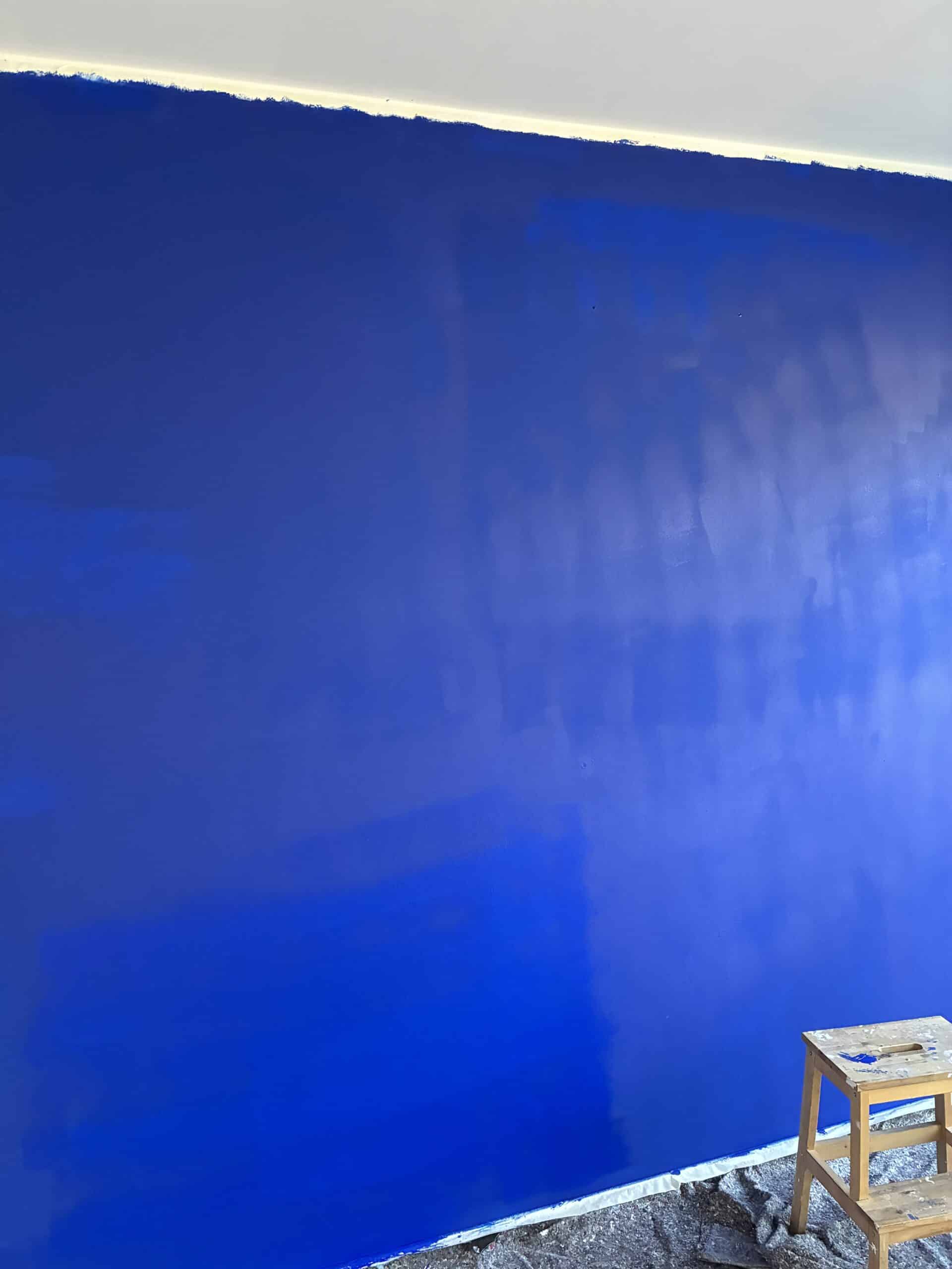 Aus grün wird blau. Es nennt sich Kornblumenblau.