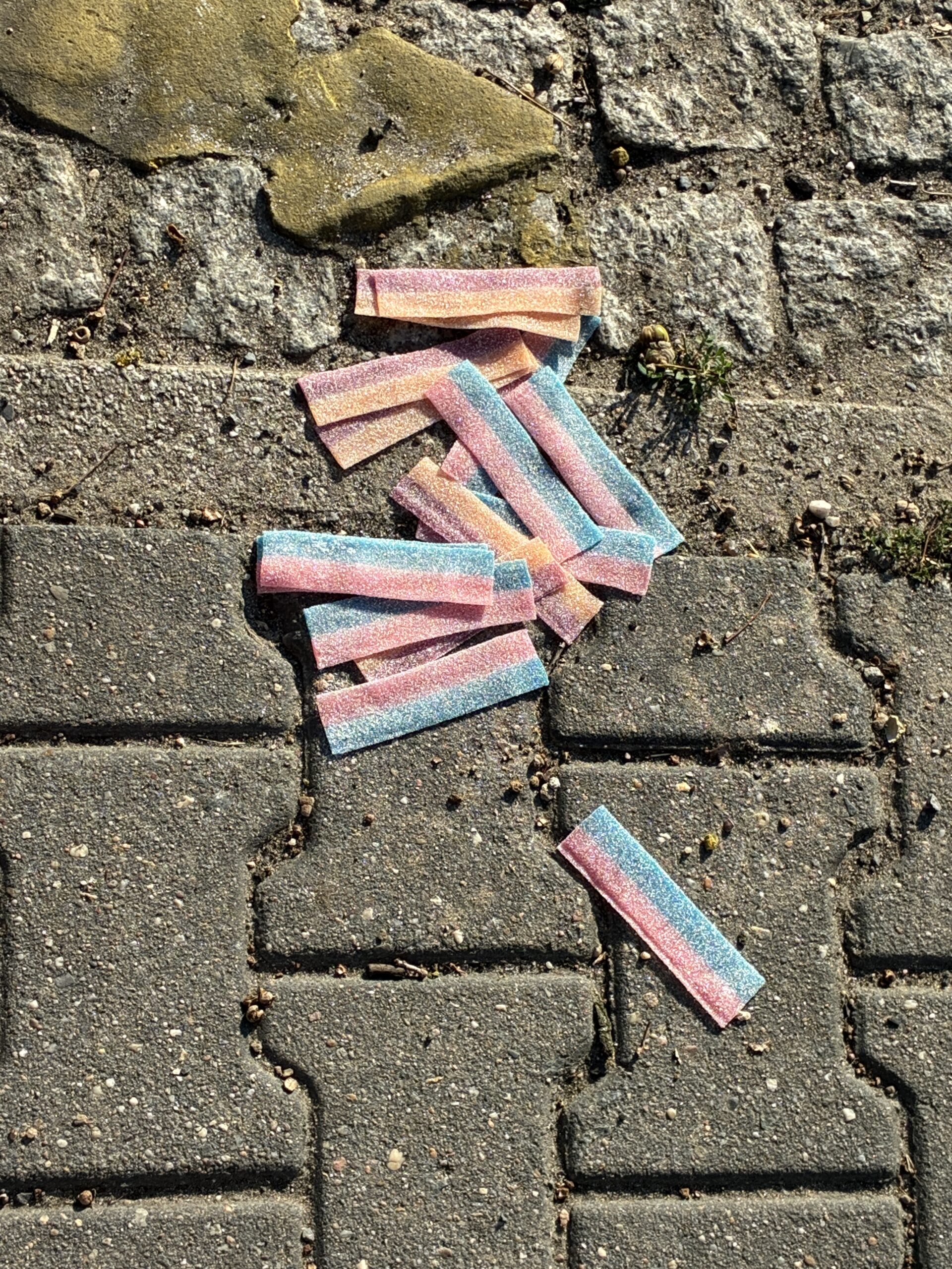 Auf dem Spaziergang entdeckt, dass jemand wohl was verloren hat.