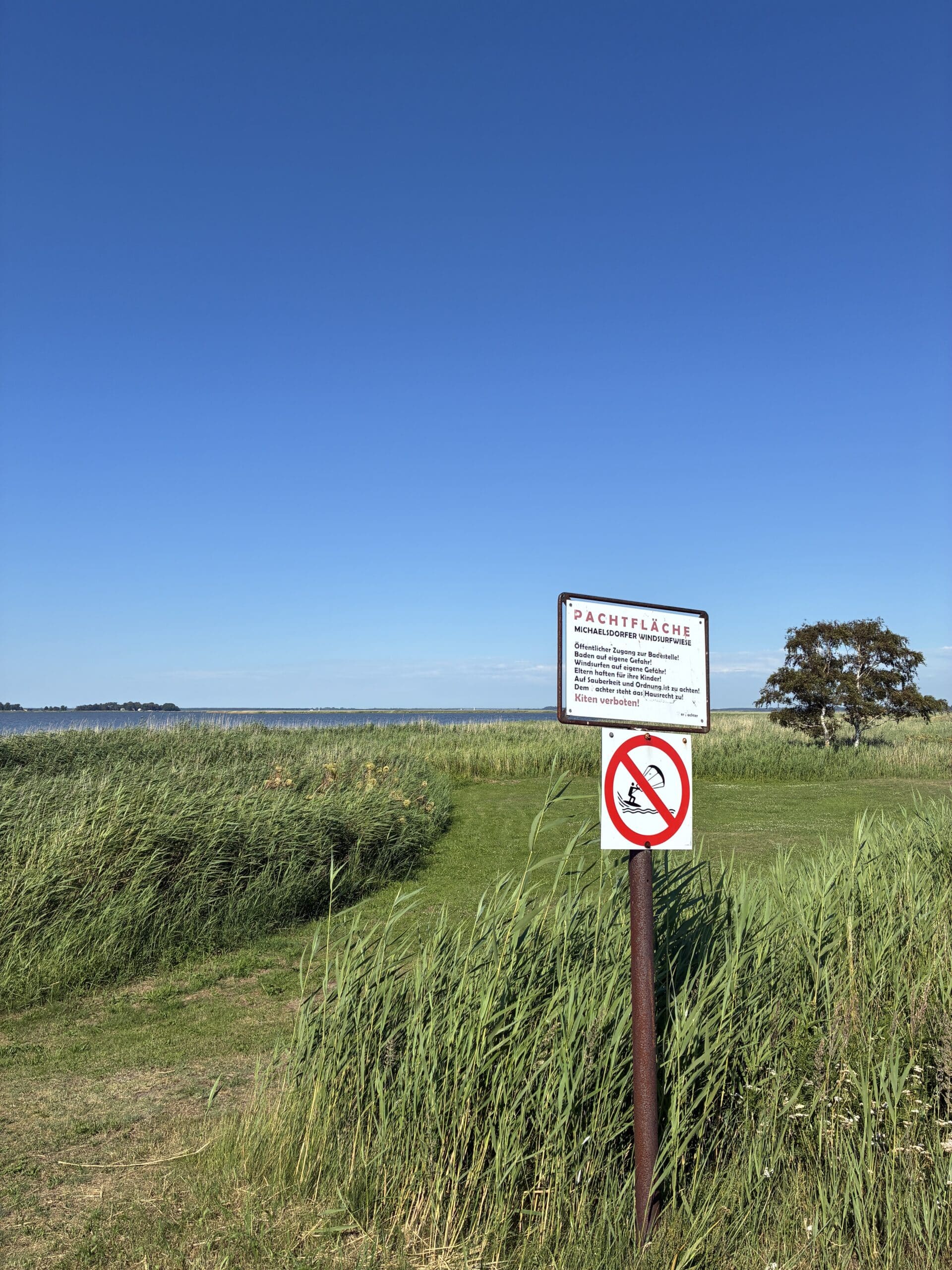 Danach ab in den Bodden in Michaelsdorf (es gelten viele Regeln)