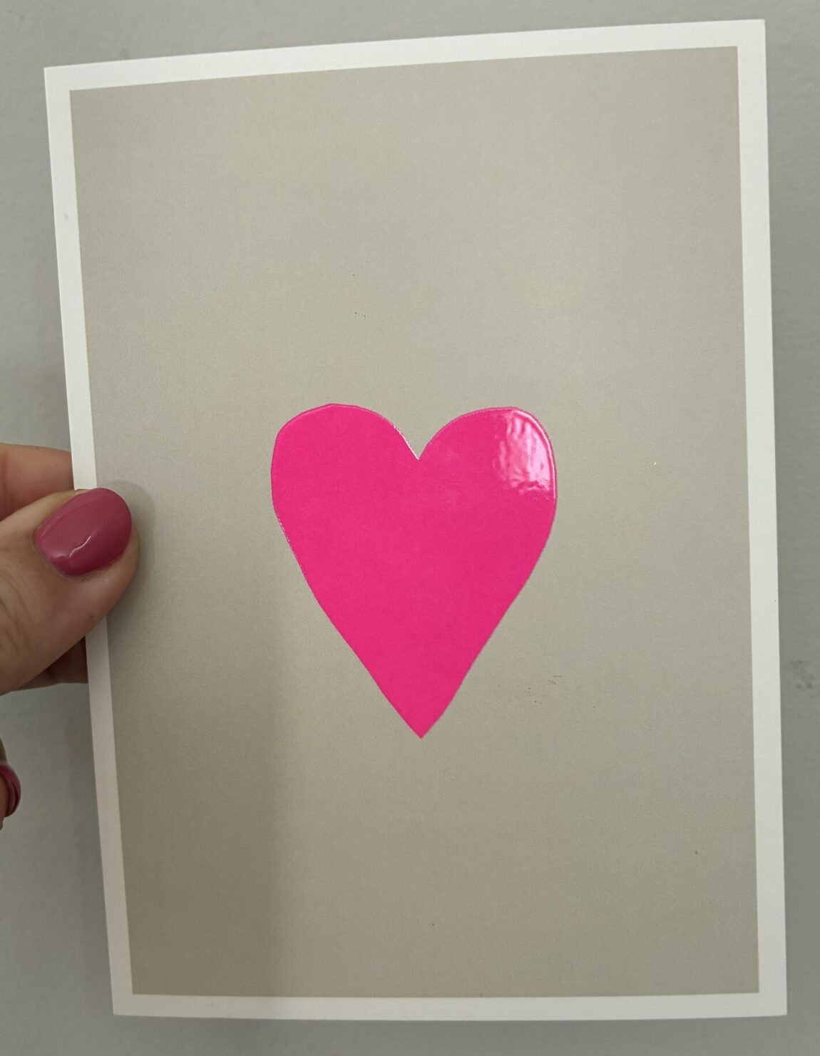 Herz verschenkt