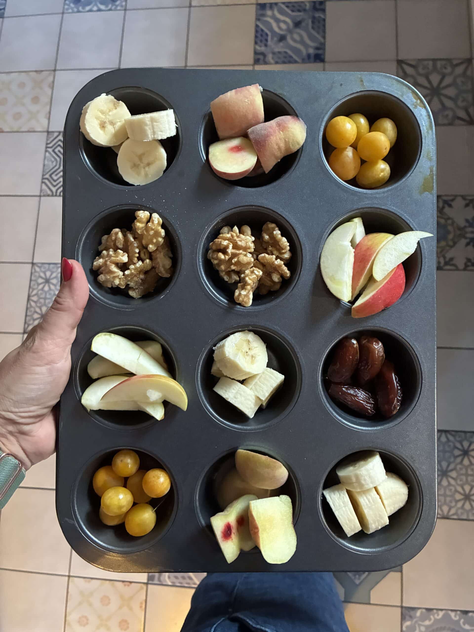 und zum Nachtisch dann ein Obstteller für alle.