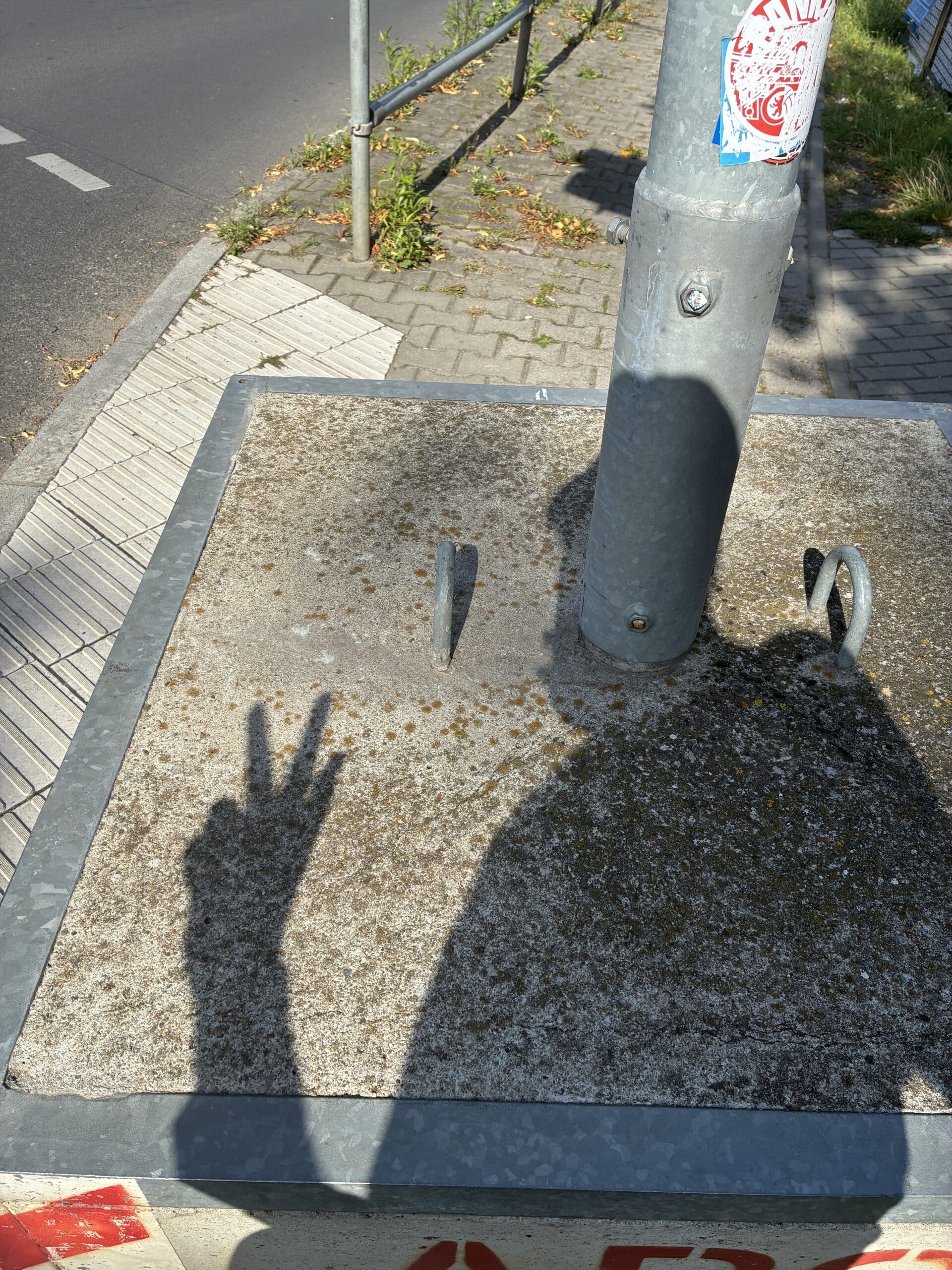 #4 Unterwegs gleich mal den eigenen Schatten getroffen.