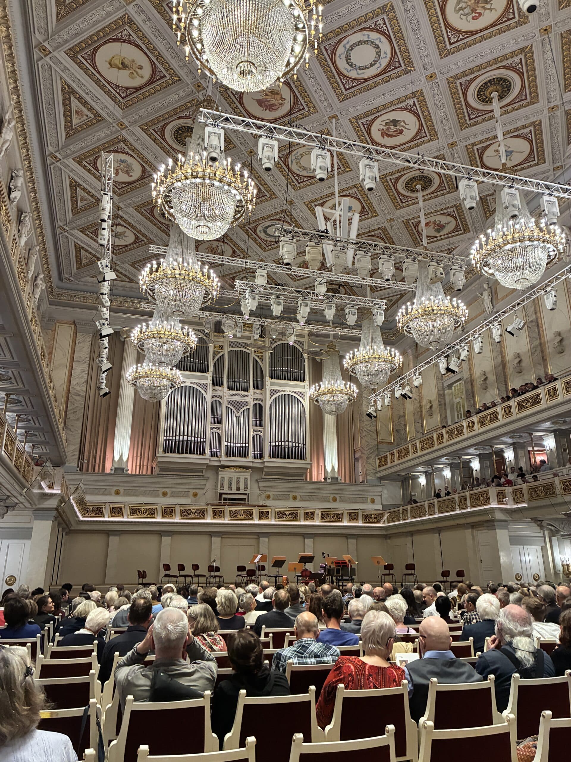 und am Abend bin ich im Konzert von Händel. So schön.